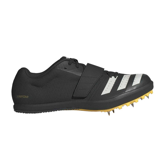 Black-Metallic - Front - Adidas Mens Adizero Jumpstar Spike Trainer