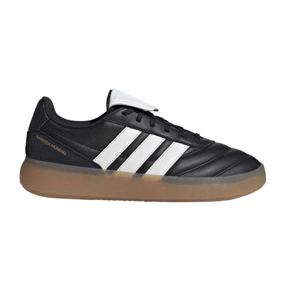 Black - Front - Adidas Mens Barreda 3 Stripes Leather Trainers