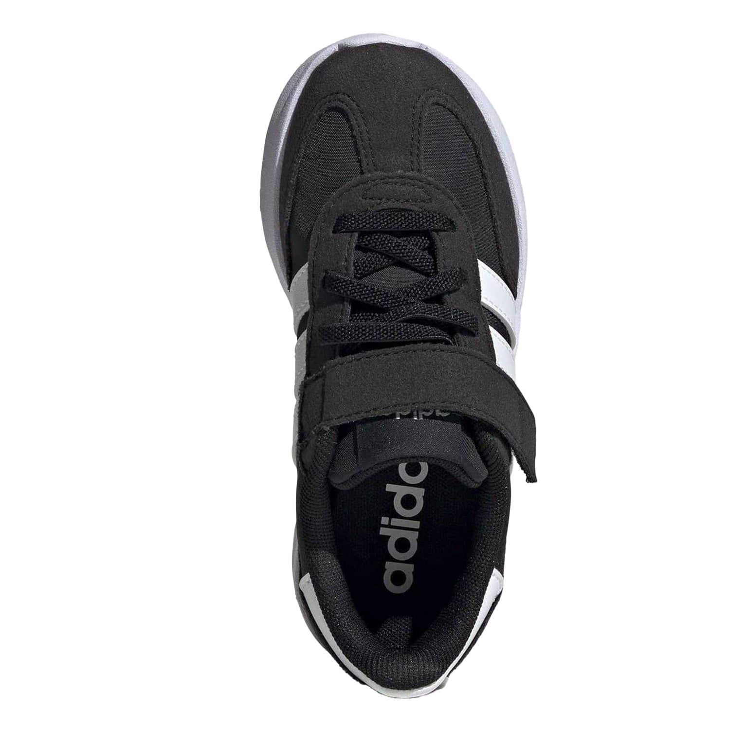 Black-White - Lifestyle - Adidas Childrens-Kids Run 70s 2.0 Retro Cloudfoam Trainers