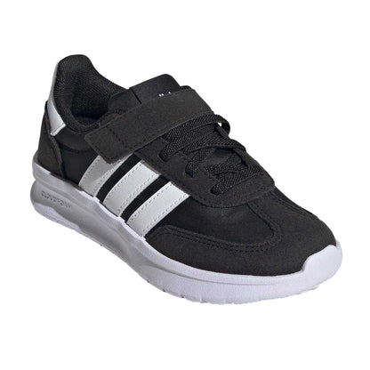 Black-White - Pack Shot - Adidas Childrens-Kids Run 70s 2.0 Retro Cloudfoam Trainers