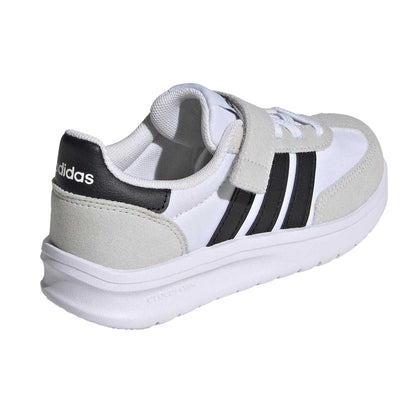 White-Black - Back - Adidas Childrens-Kids Run 70s 2.0 Retro Cloudfoam Trainers
