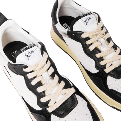 Black-White - Lifestyle - Steve Madden Mens Easton Trainers
