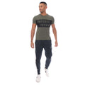 Green-Black - Lifestyle - Emporio Armani Mens Crew Neck T-Shirt