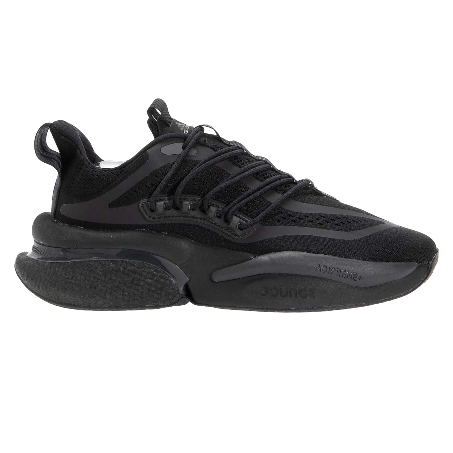 Black - Side - Adidas Unisex Adult Alphaboost V1 Trainers