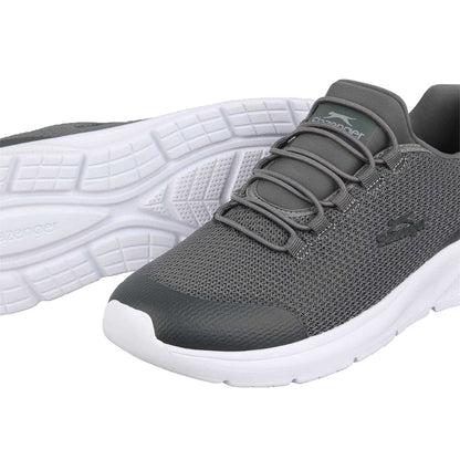Grey-White - Lifestyle - Slazenger Mens Rotate Trainers