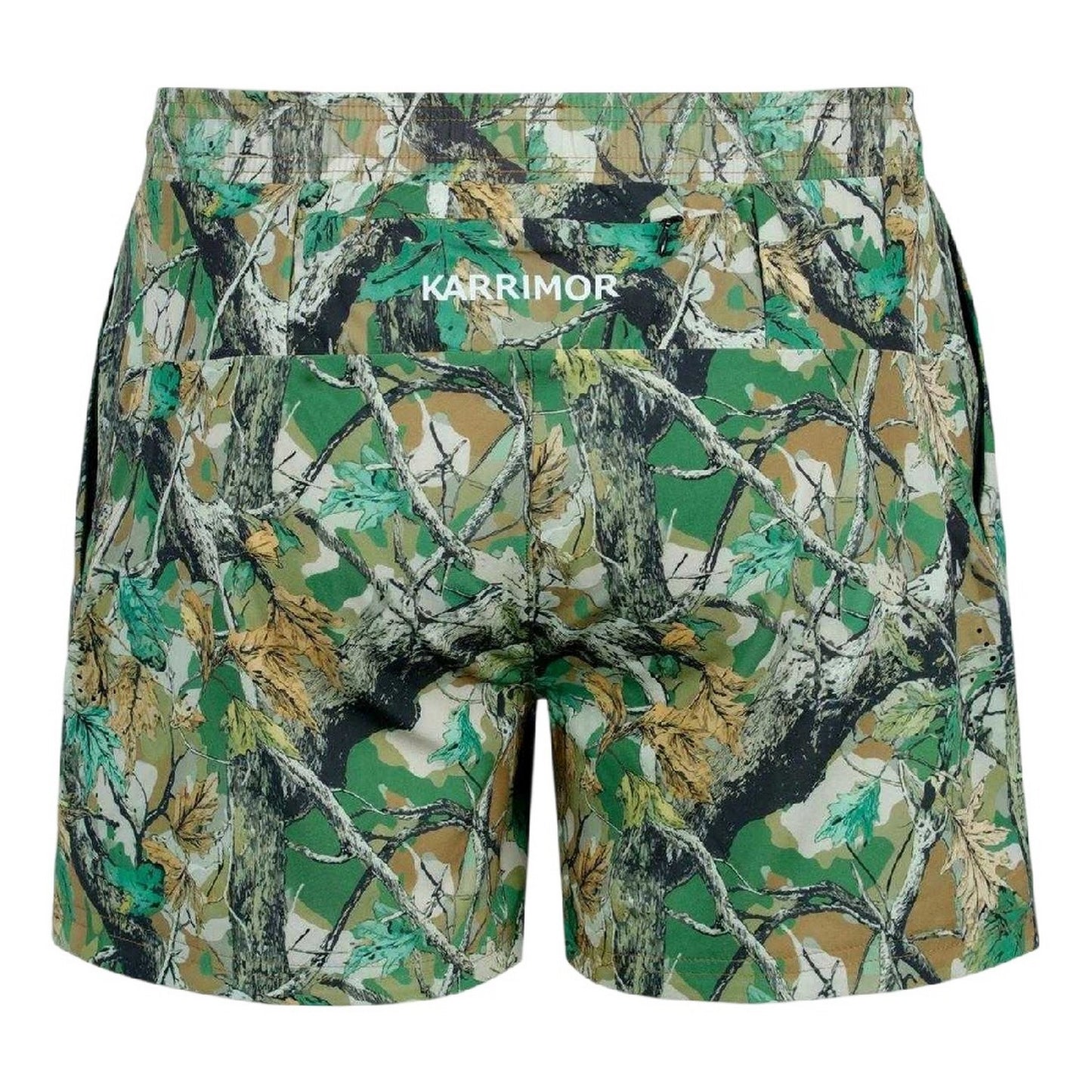 Forest - Back - Karrimor Mens Trail Camo Running Shorts