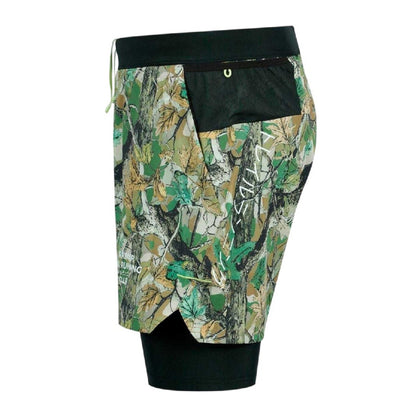Forest - Side - Karrimor Mens Trail 2 in 1 Running Shorts