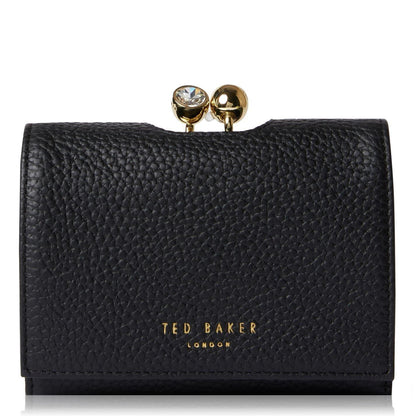 Black - Front - Ted Baker Rosiela Leather Purse