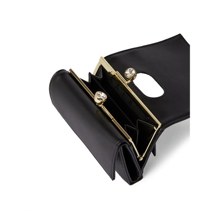 Black - Side - Ted Baker Rosiela Leather Purse