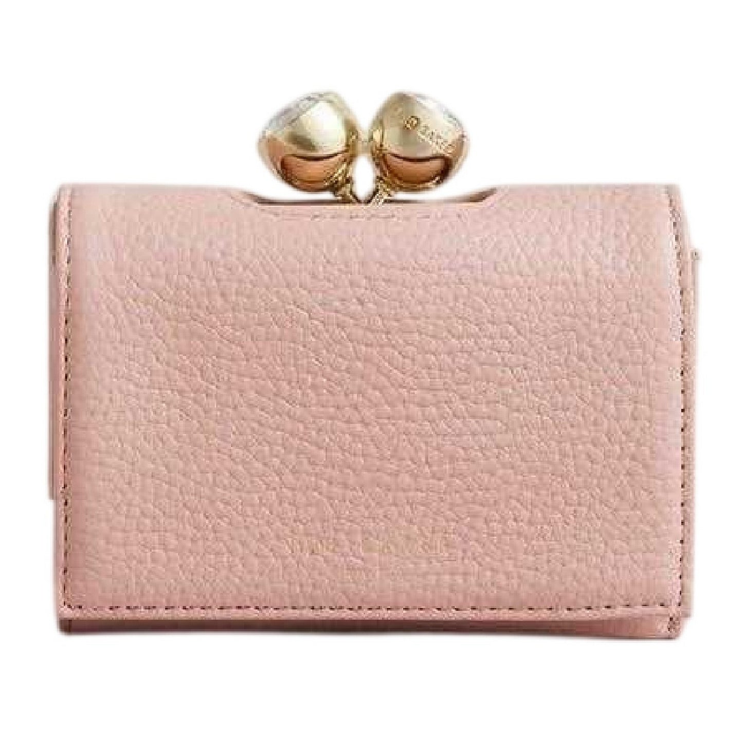 Light Pink - Front - Ted Baker Rosiela Leather Purse