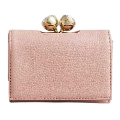 Light Pink - Front - Ted Baker Rosiela Leather Purse