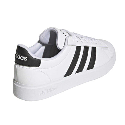 White-Black - Back - Adidas Mens Grand Court 2.0 Trainers