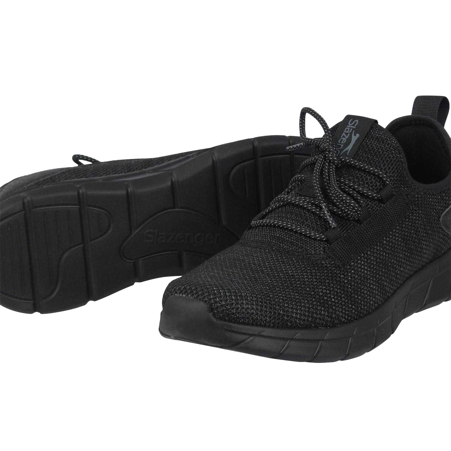 Black - Lifestyle - Slazenger Mens Torrence Knitted Trainers