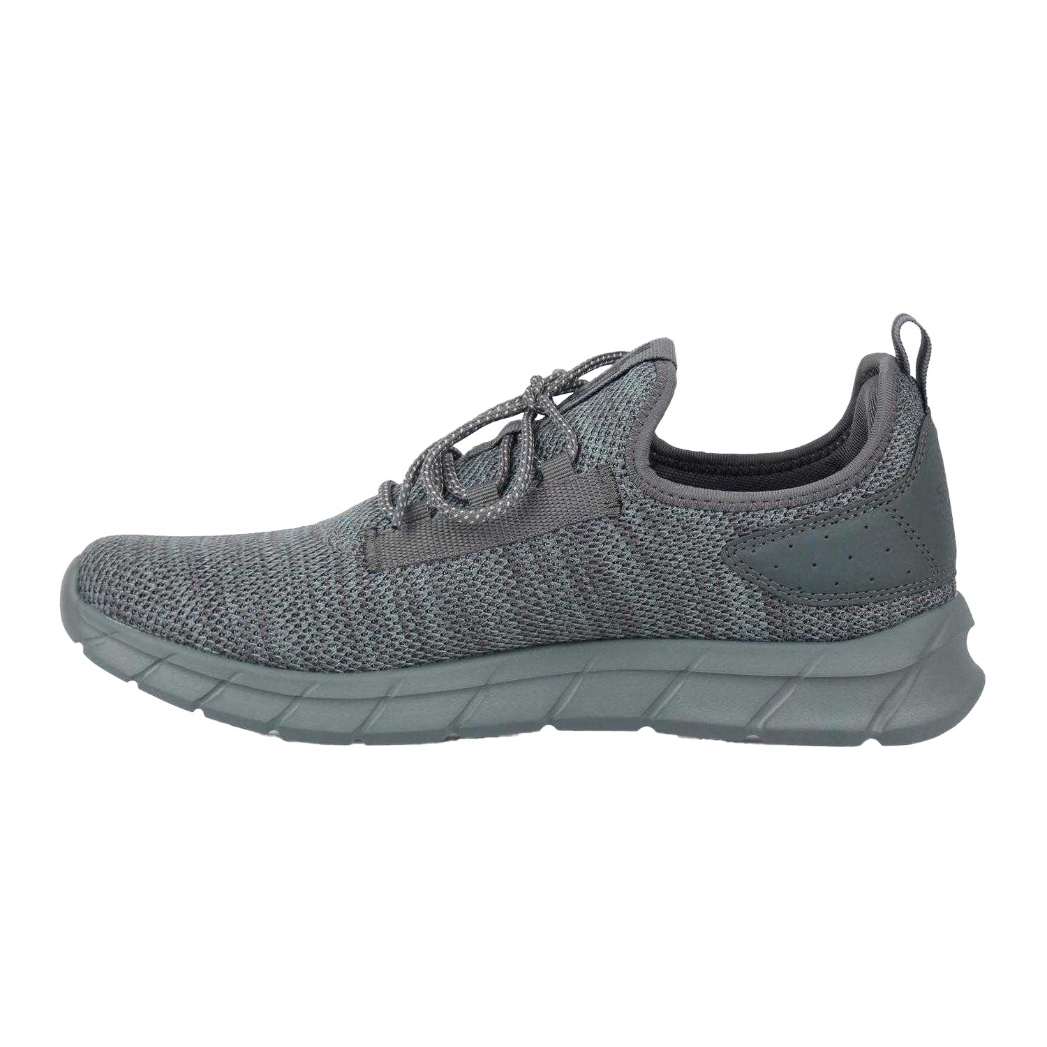 Grey - Back - Slazenger Mens Torrence Knitted Trainers