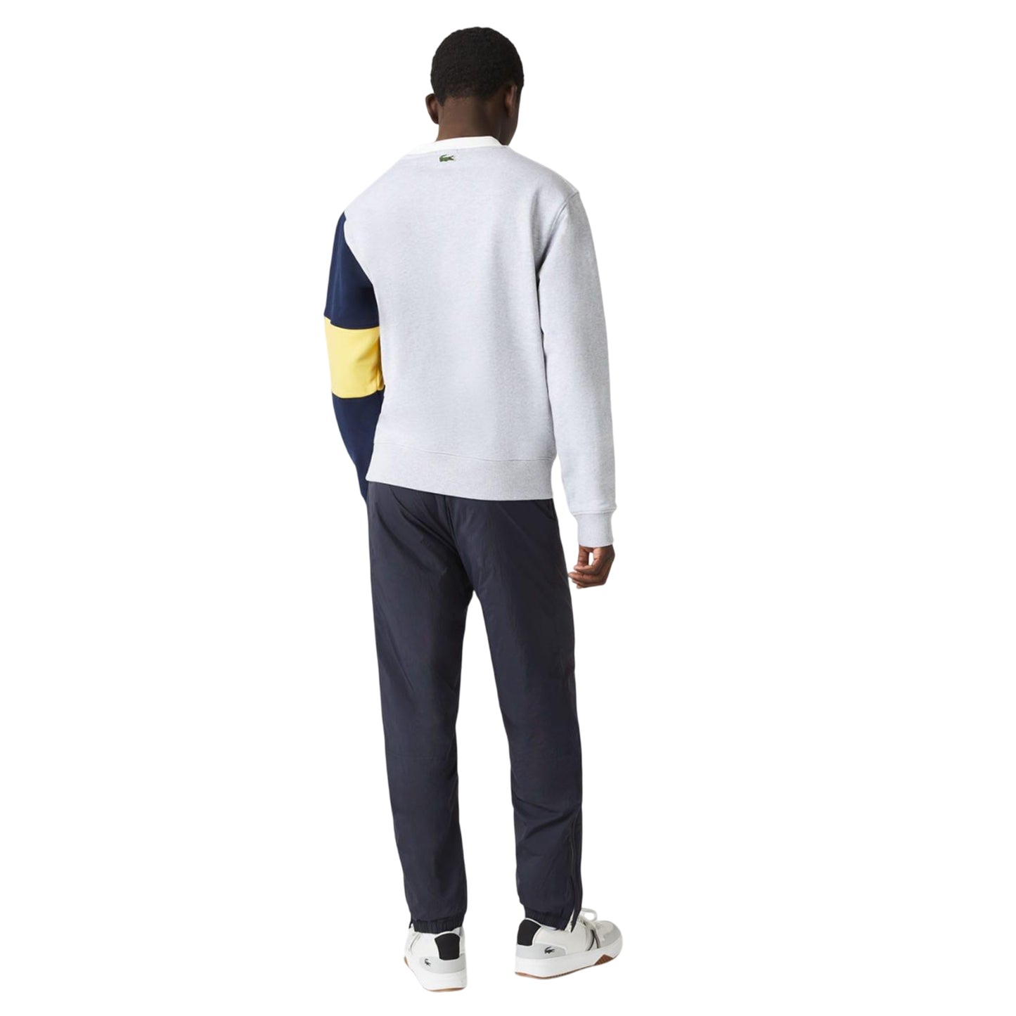 Blue - Back - Lacoste Mens Nylon Tracksuit Bottoms