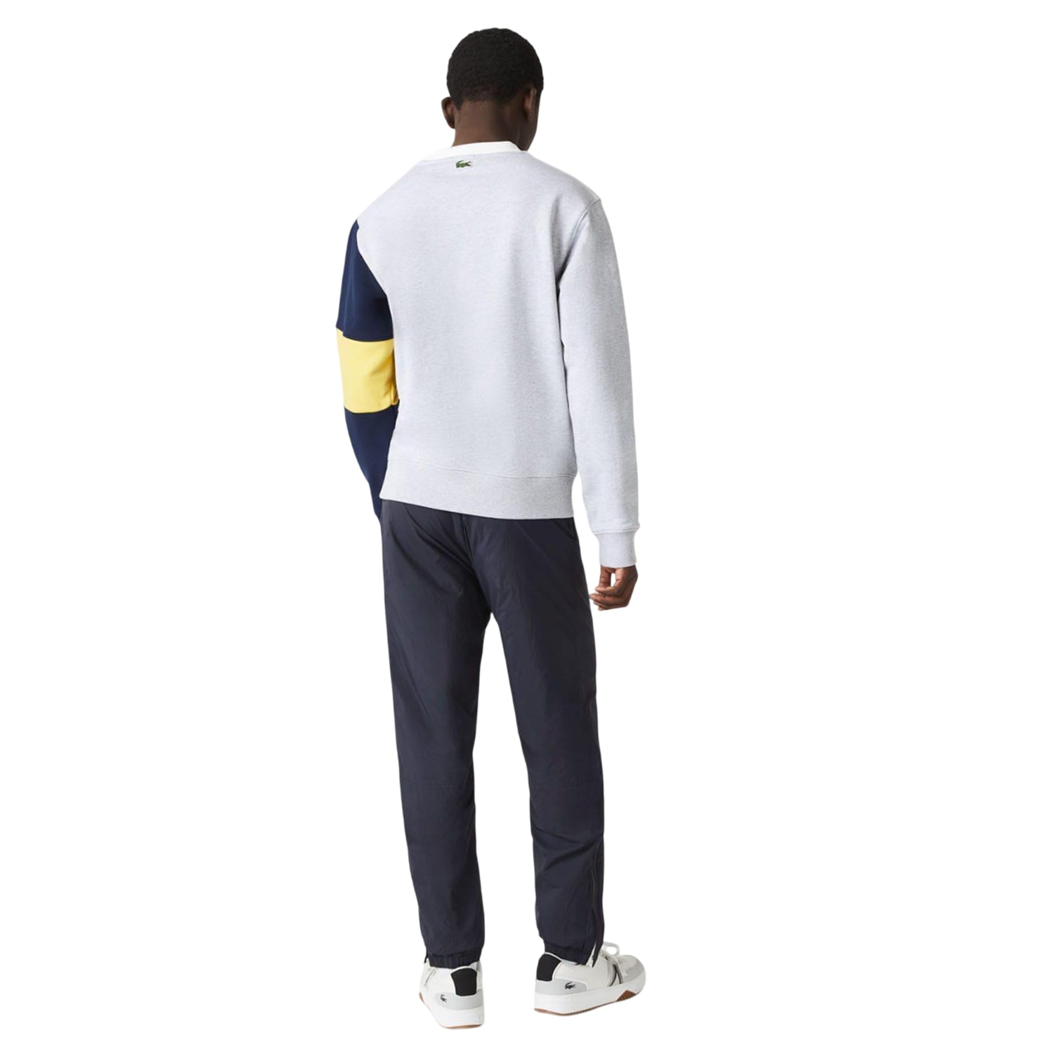 Blue - Back - Lacoste Mens Nylon Tracksuit Bottoms