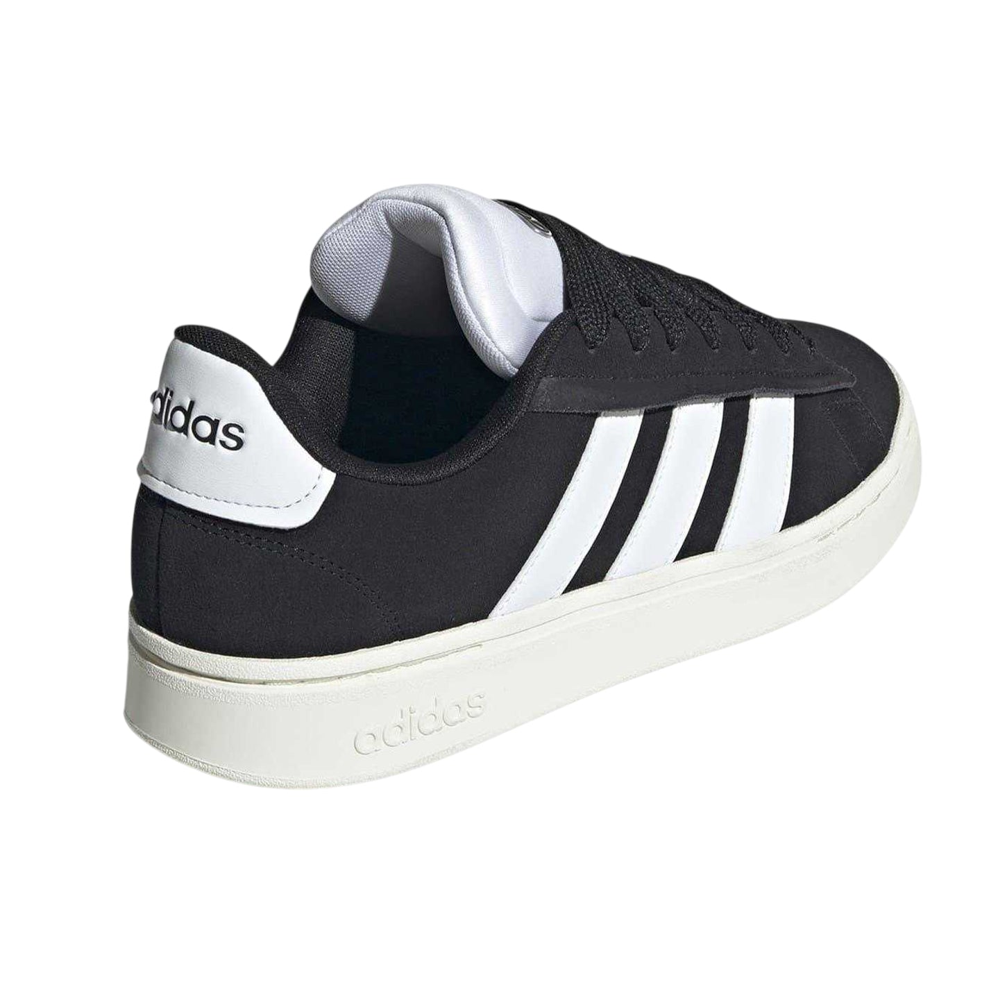 Black-White - Back - Adidas Mens Grand Court Alpha 00s Trainers