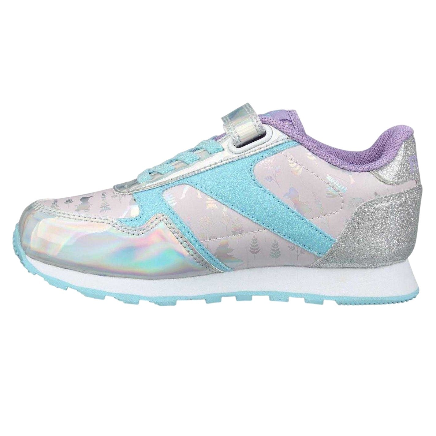 Silver - Back - Slazenger Girls Frozen Trainers