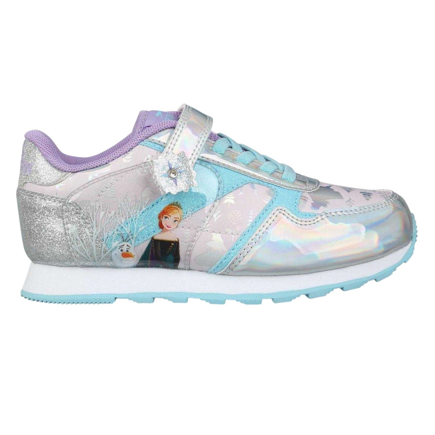 Silver - Front - Slazenger Girls Frozen Trainers