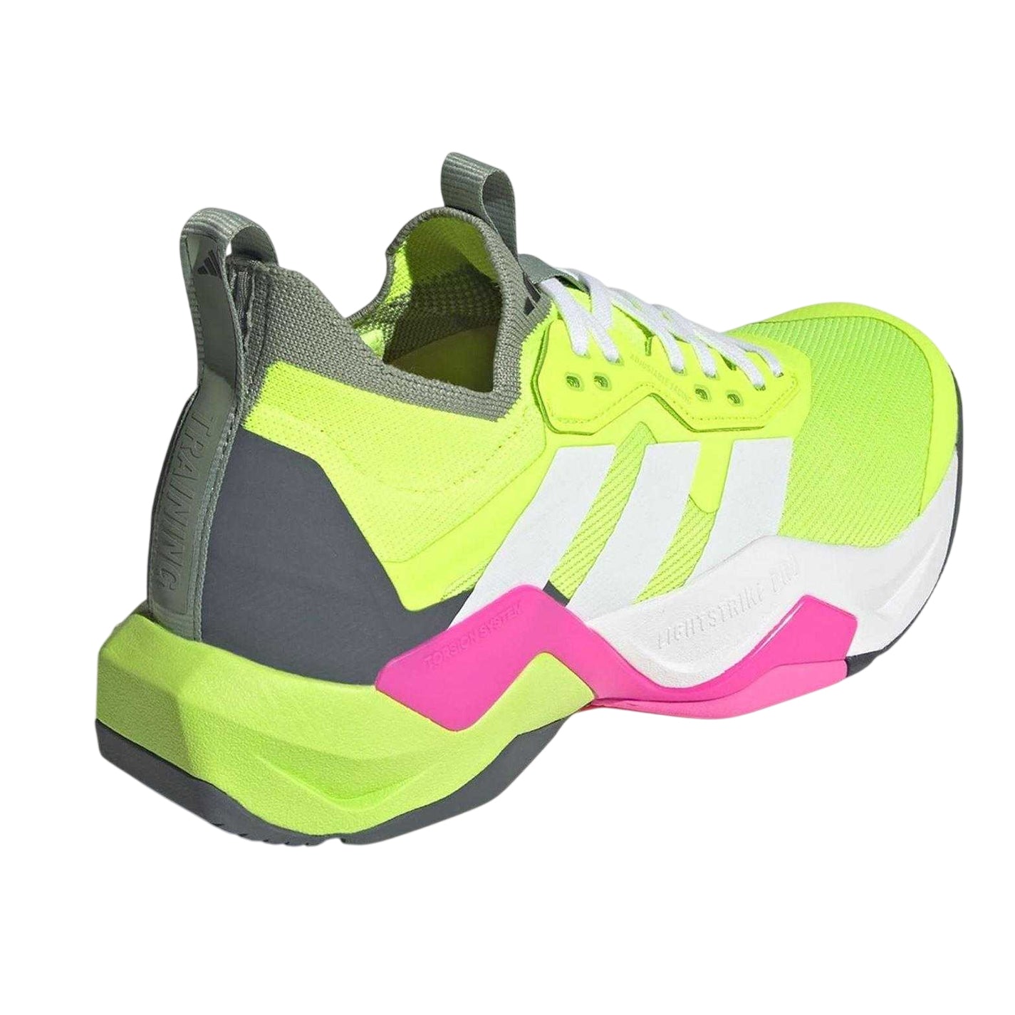 Lucid Lemon - Back - Adidas Mens Rapidmove ADV 2 HIIT Stripes Trainers