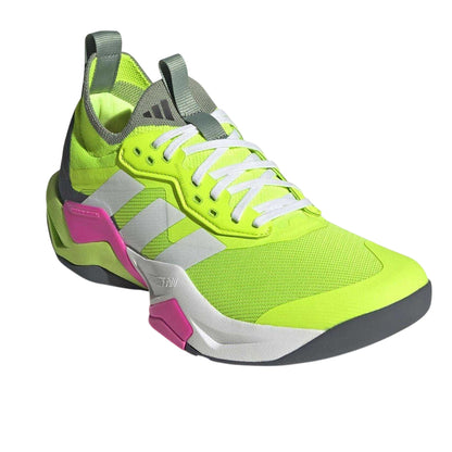 Lucid Lemon - Pack Shot - Adidas Mens Rapidmove ADV 2 HIIT Stripes Trainers