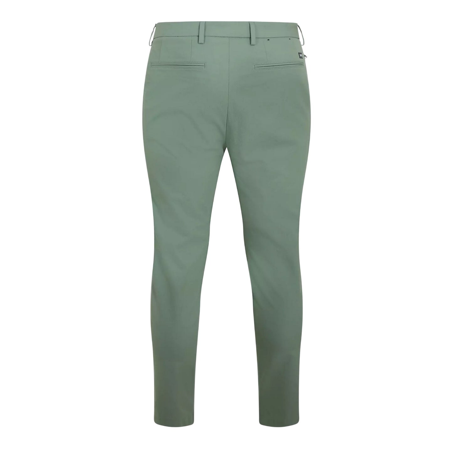 Green - Back - Boss Mens Kaito Organic Cotton Sustainable Slim Trousers