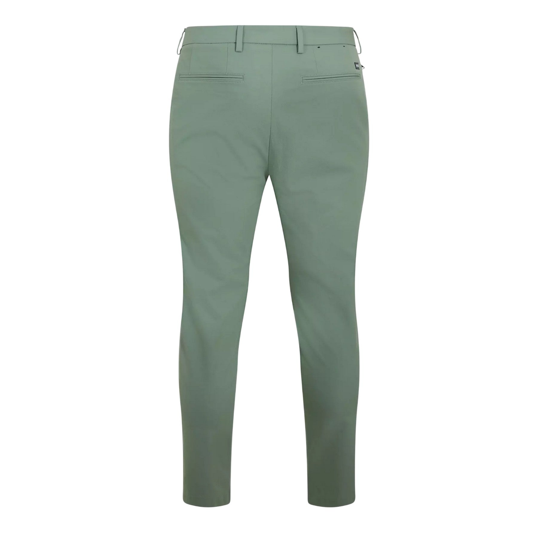 Green - Back - Boss Mens Kaito Organic Cotton Sustainable Slim Trousers