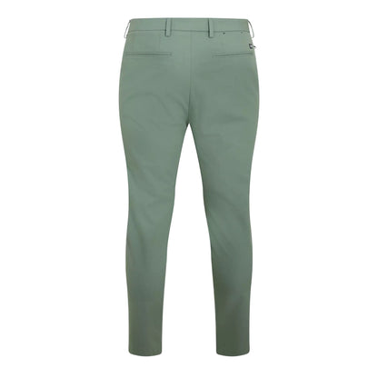 Green - Back - Boss Mens Kaito Organic Cotton Sustainable Slim Trousers
