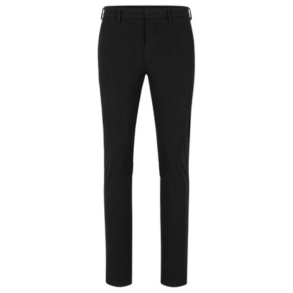 Dark Blue - Front - Boss Mens Kaito Organic Cotton Sustainable Slim Trousers