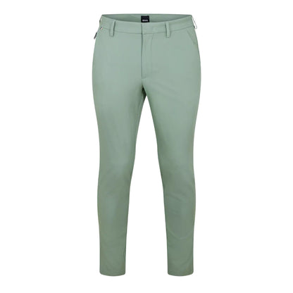 Green - Front - Boss Mens Kaito Organic Cotton Sustainable Slim Trousers