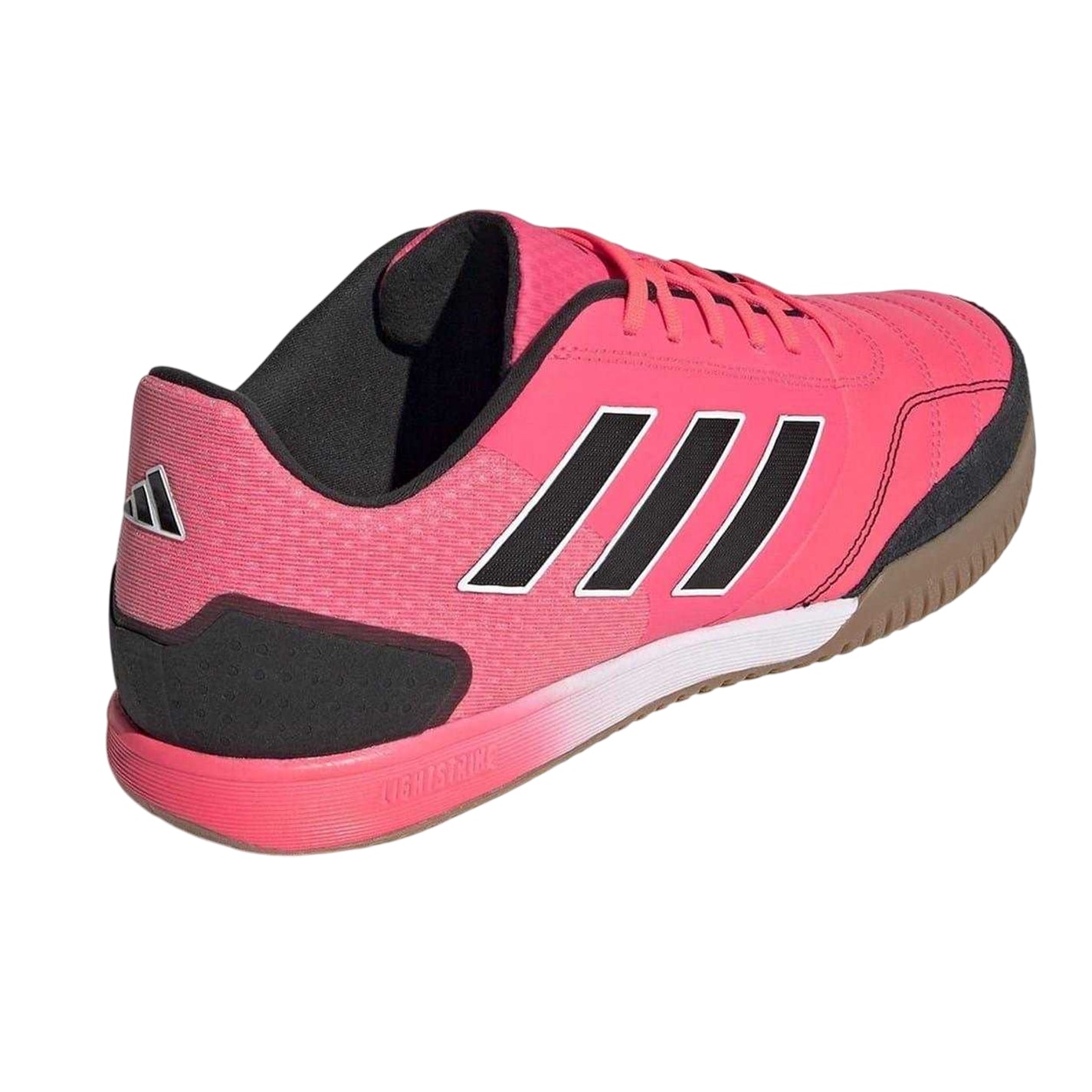 Pink-Black - Back - Adidas Mens Sala Leather Futsal Indoor Football Trainers