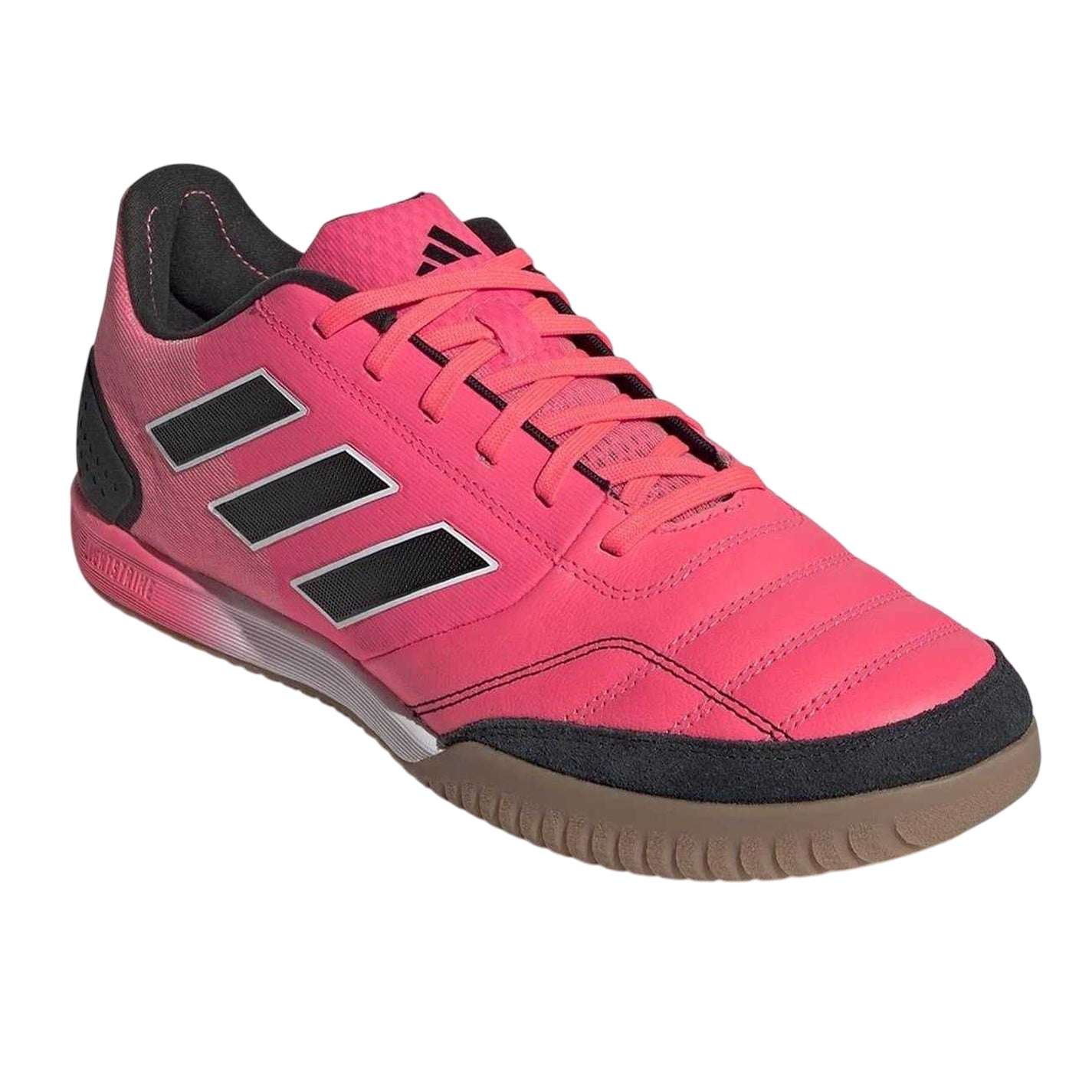 Pink-Black - Pack Shot - Adidas Mens Sala Leather Futsal Indoor Football Trainers