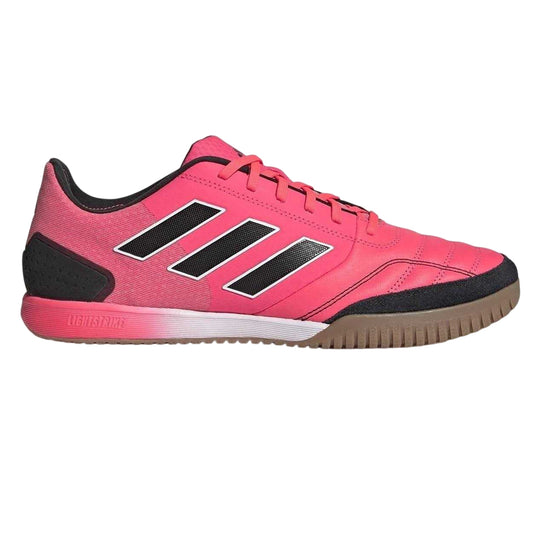 Pink-Black - Front - Adidas Mens Sala Leather Futsal Indoor Football Trainers