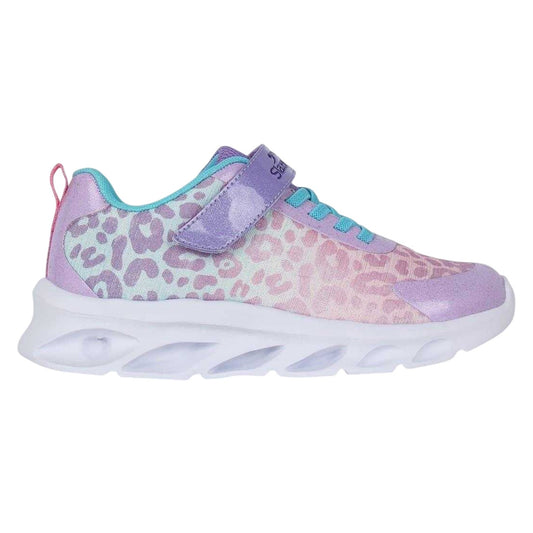 Purple - Front - Slazenger Childrens-Kids Alie 2.0 Holographic Leopard Trainers