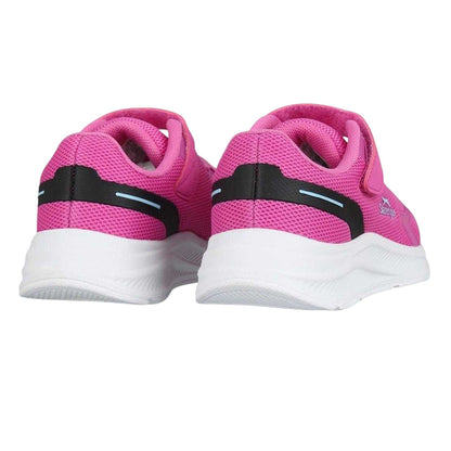 Pink-White - Back - Slazenger Childrens-Kids Assent Hook and Loop Trainers
