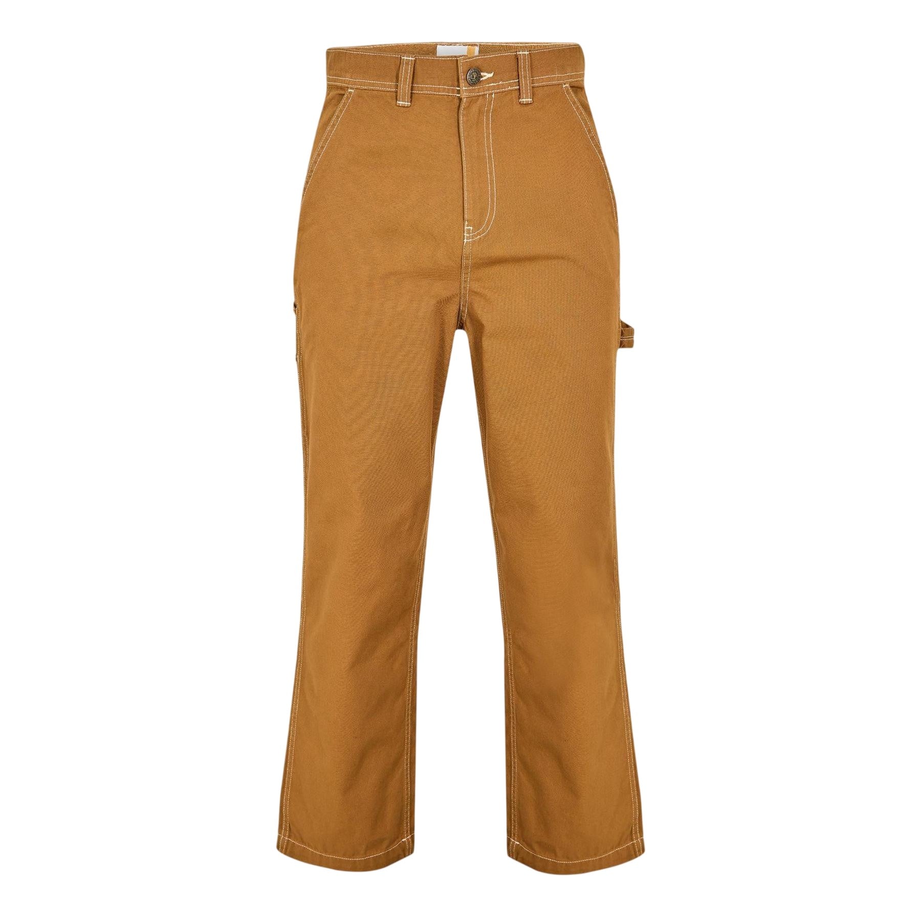 Golden Wheat - Front - Timberland Mens Canvas Straight Trousers