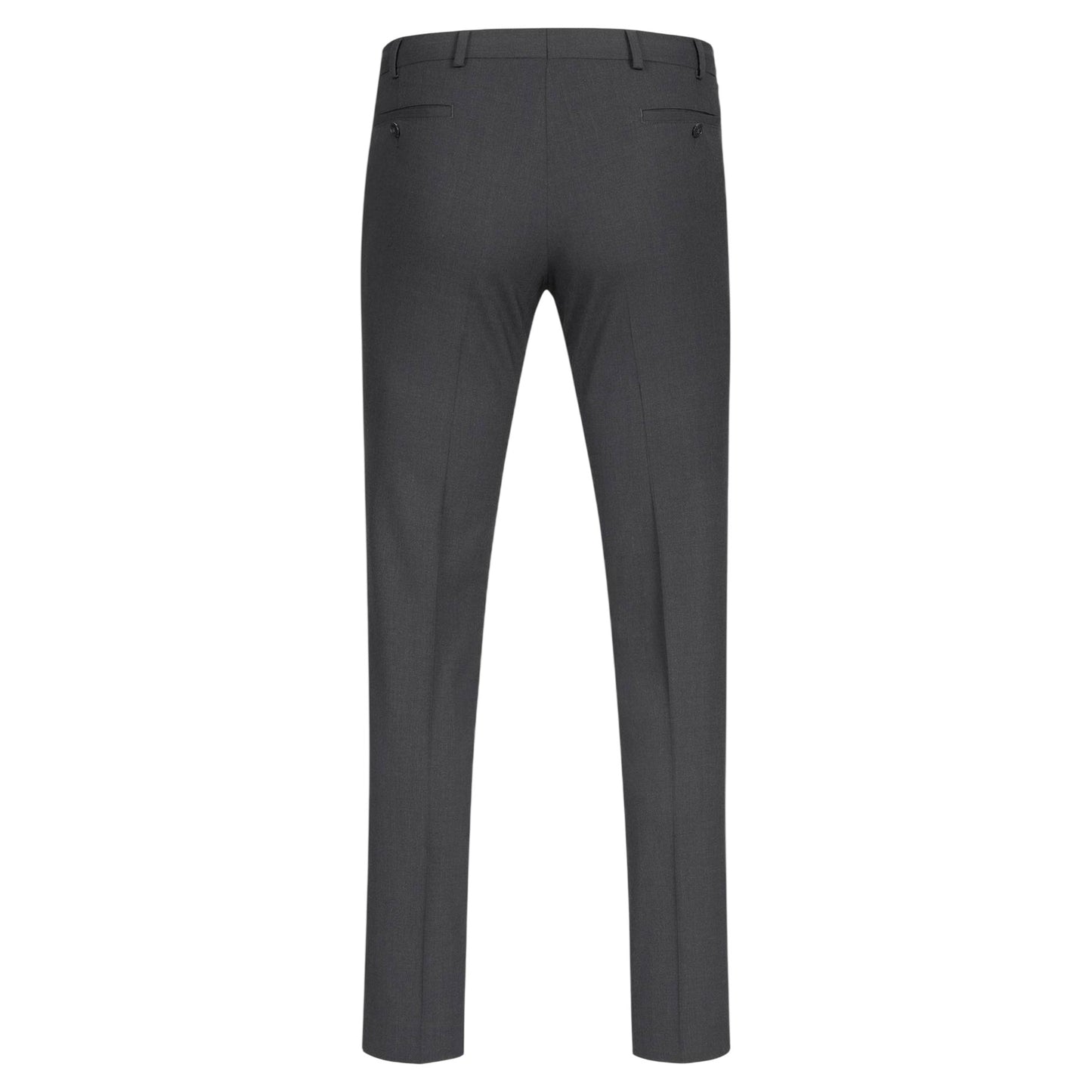 Grey - Back - Boss Mens Extra-Slim Trousers