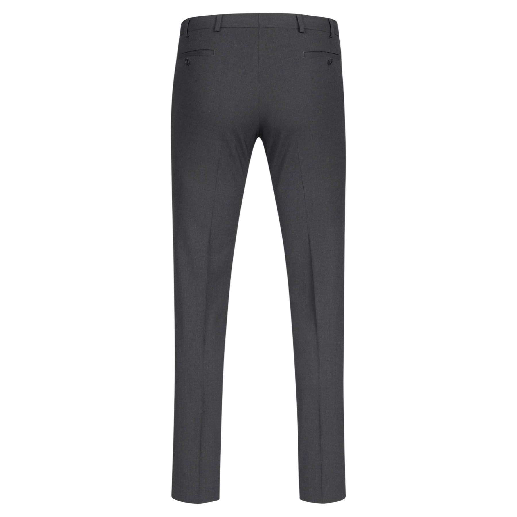 Grey - Back - Boss Mens Extra-Slim Trousers