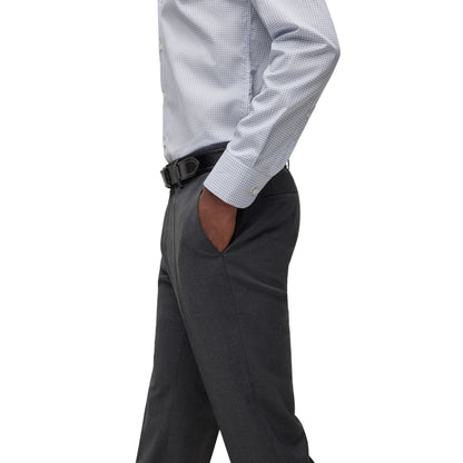 Grey - Side - Boss Mens Extra-Slim Trousers