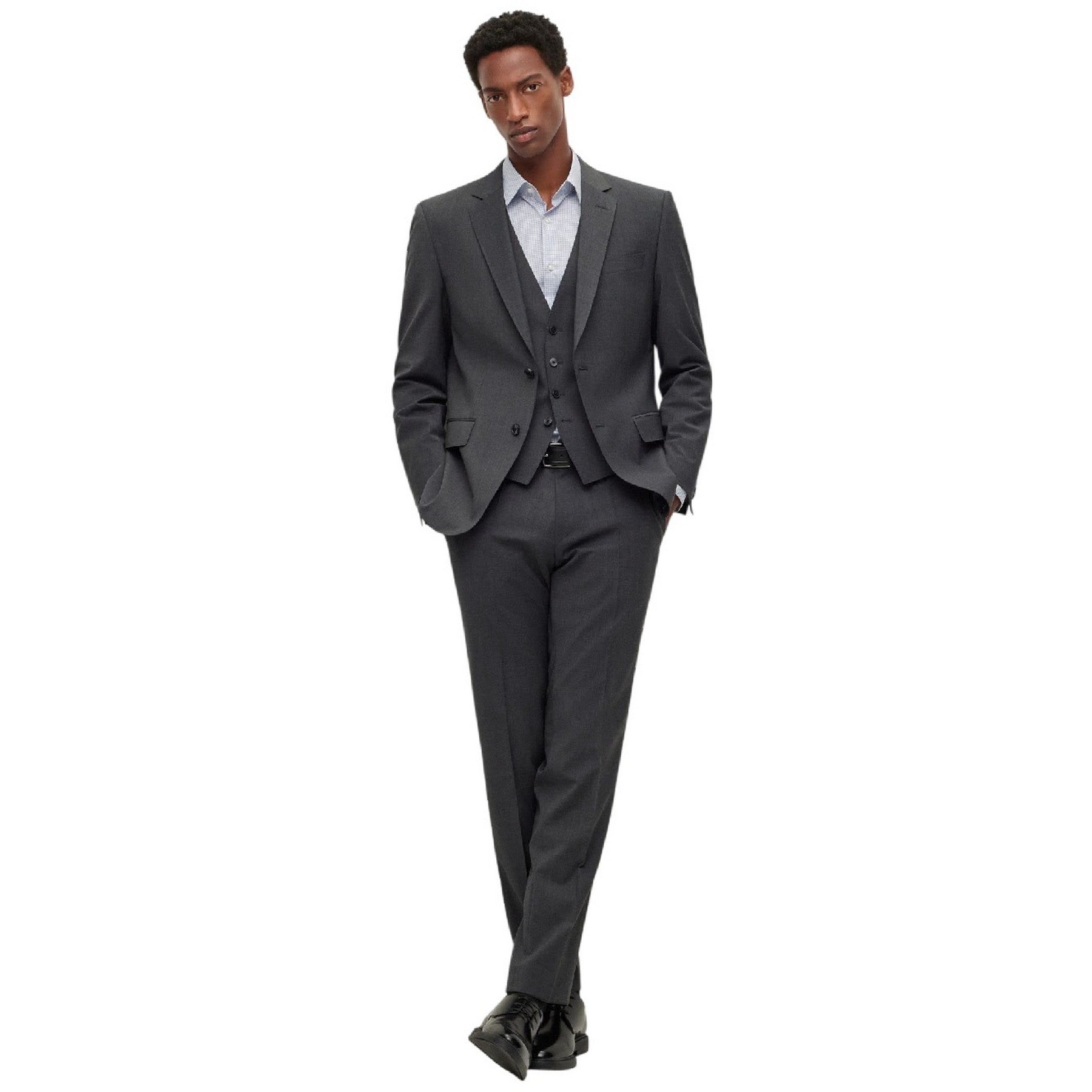 Grey - Lifestyle - Boss Mens Extra-Slim Trousers