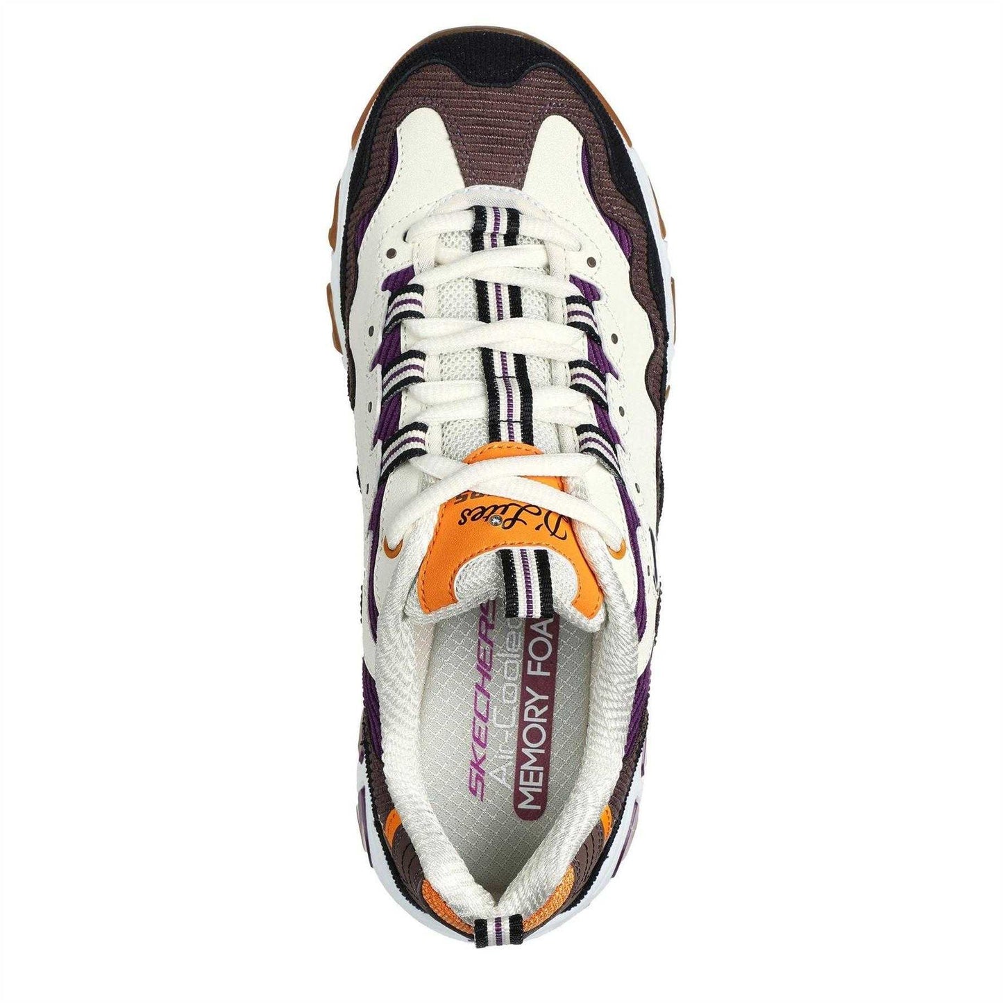 Natural-Purple - Lifestyle - Skechers Childrens-Kids DLites Classic Trainers