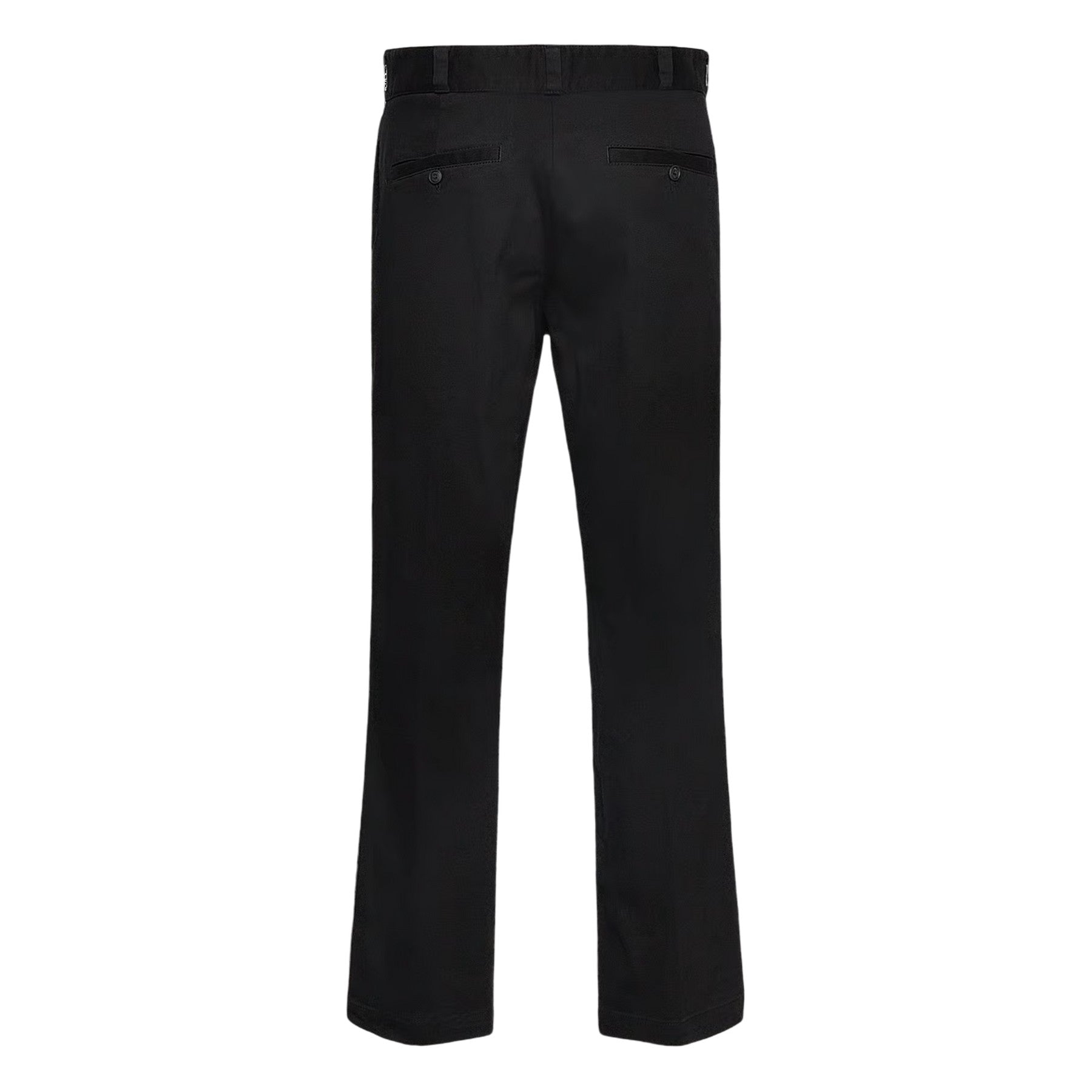 Black - Back - Hugo Mens Cotton Blend Suit Trousers