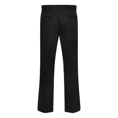 Black - Back - Hugo Mens Cotton Blend Suit Trousers