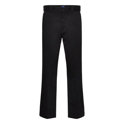 Black - Front - Hugo Mens Cotton Blend Suit Trousers