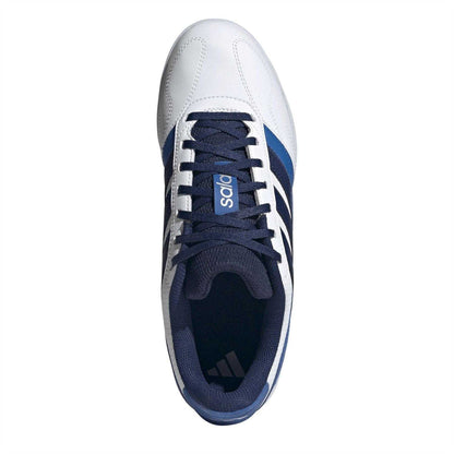White-Blue-Silver - Lifestyle - Adidas Mens Sala Indoor Football Trainers