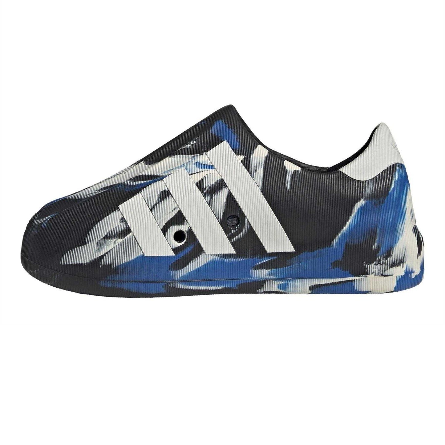 Carbon - Side - Adidas Childrens-Kids Originals Superstar Slip-on Trainers