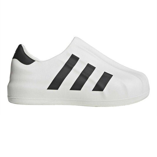 White - Front - Adidas Childrens-Kids Originals Superstar Slip-on Trainers