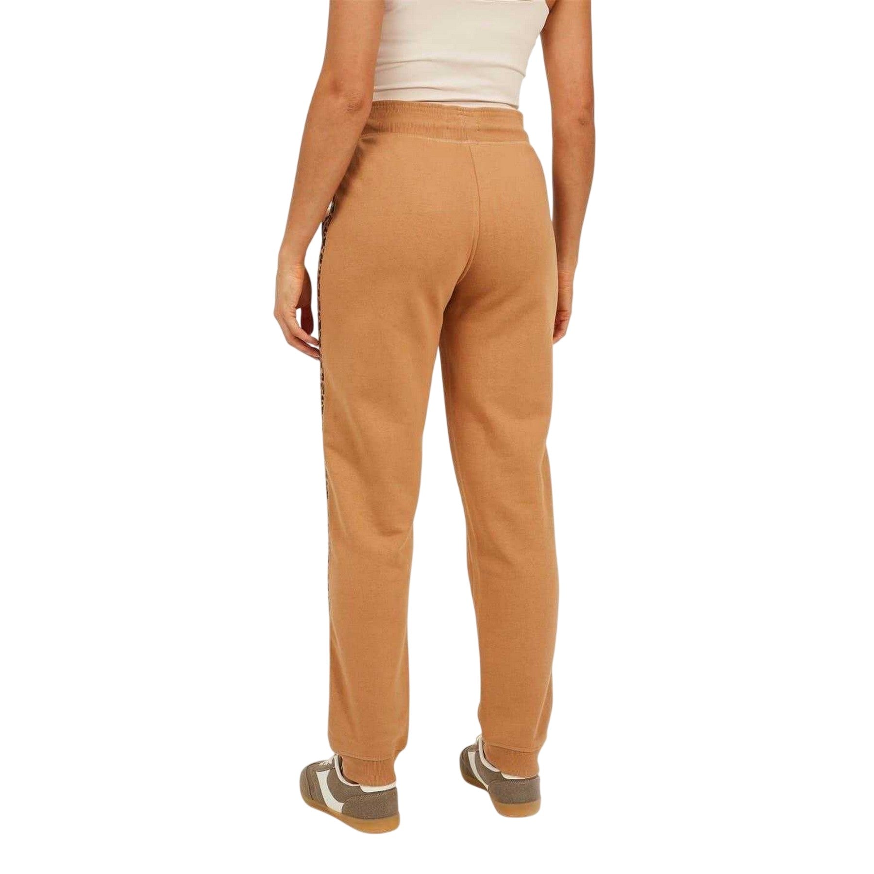 Leopard - Back - Brave Soul Womens-Ladies Leopard Print Joggers