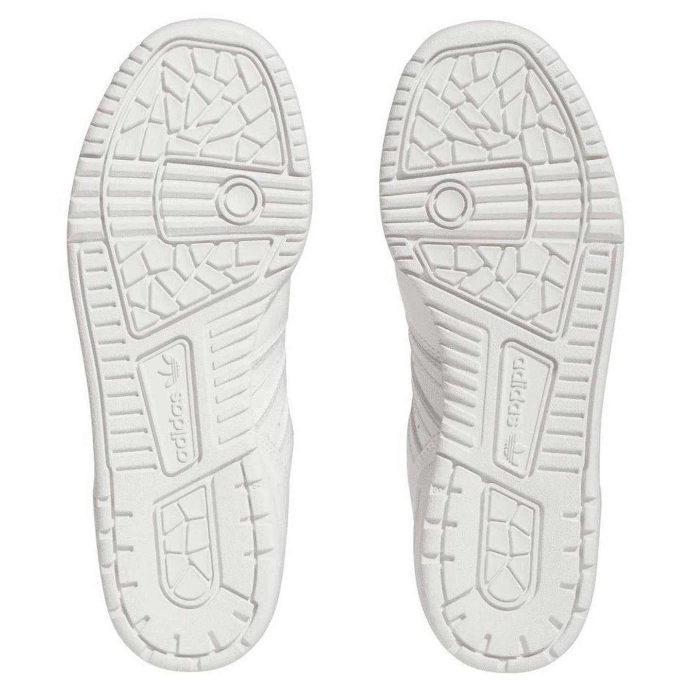 White - Back - Adidas Womens-Ladies Rivalry Leather Trainers