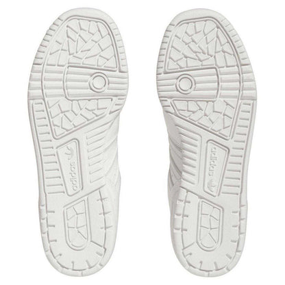 White - Back - Adidas Womens-Ladies Rivalry Leather Trainers